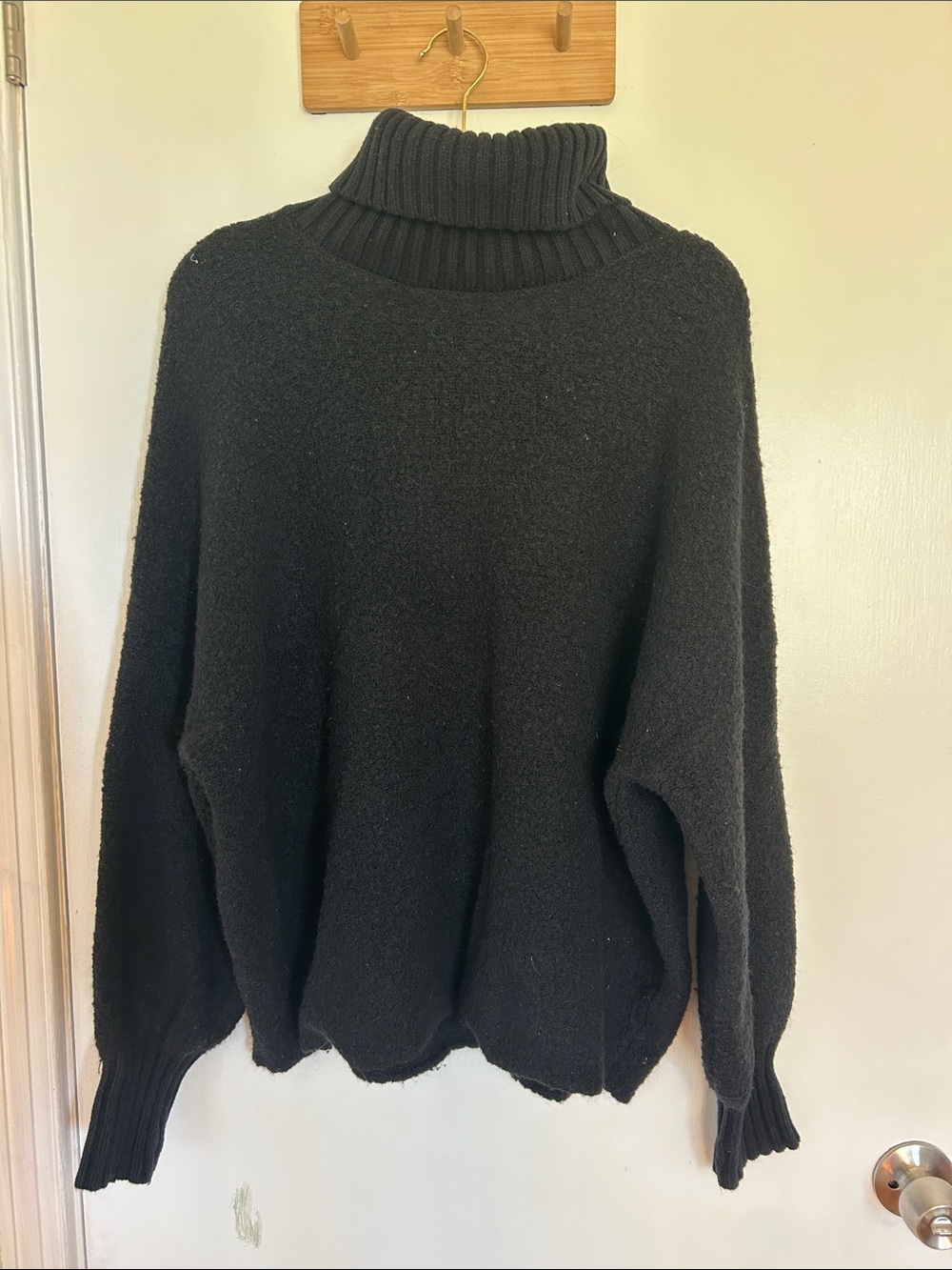 Aerie Black Turtleneck Women's Sweater